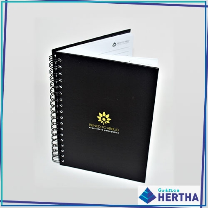 Caderno Personalizado com Logo para Empresa
