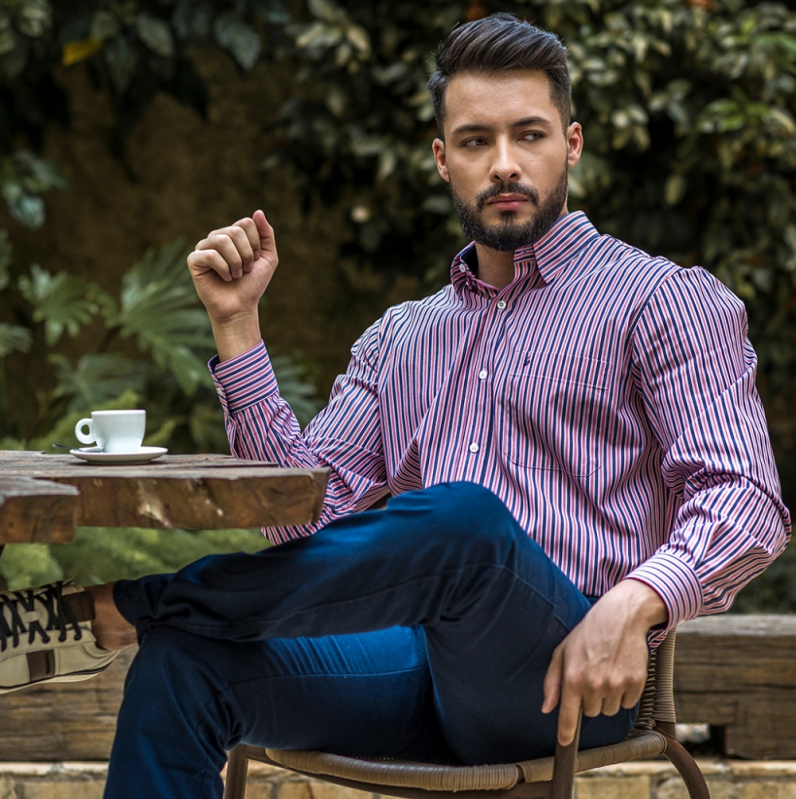 Camisa Slim Fit Masculina