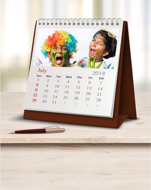 Impressão de Calendário com Dia das Profissões