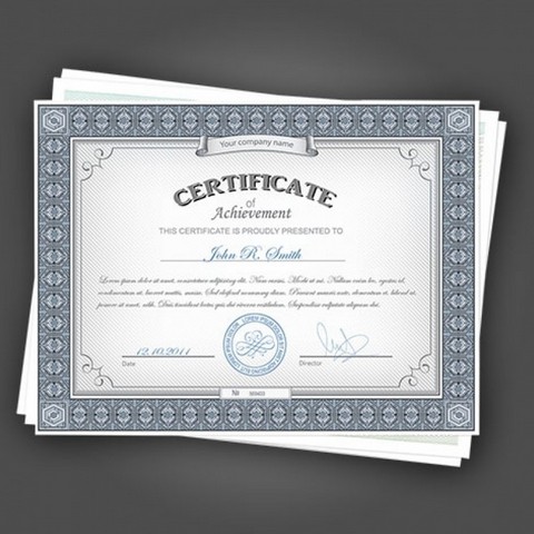 Impressão de Certificado para Curso Técnico